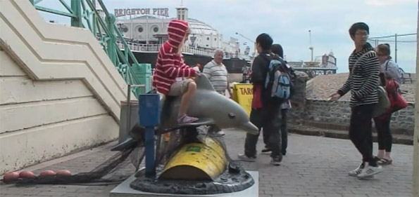 Banksy Dolphin