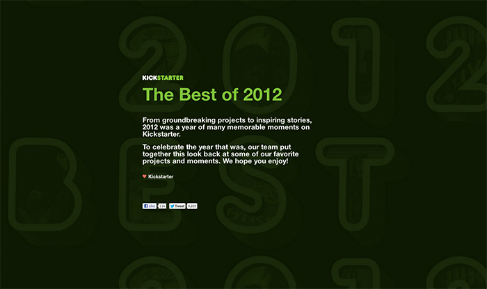 Best Of Kickstarter 2012