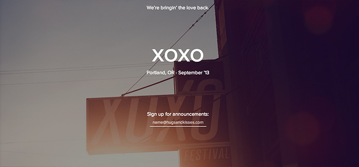 XOXO 2013