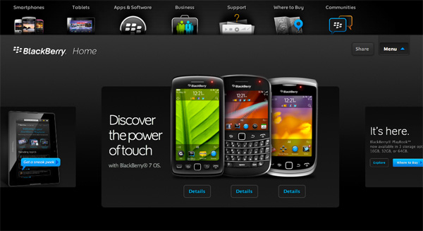 Blackberry Site