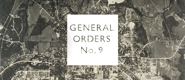 General Orders No. 9