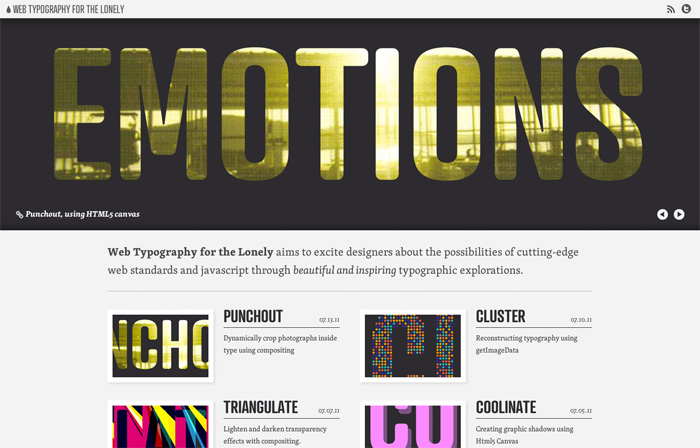 Web Typography For The Lonely