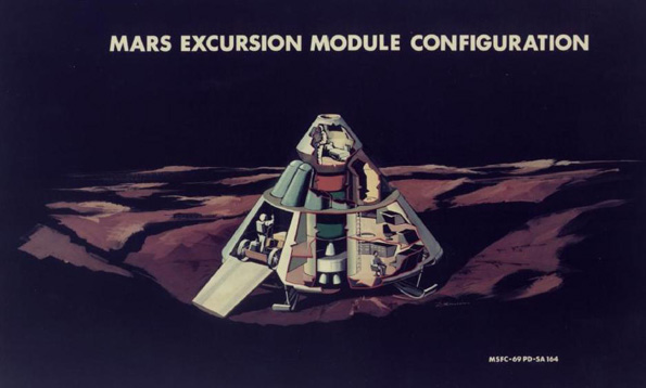 Mars Excursion Module Configuration