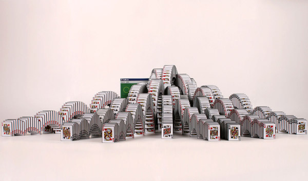 Solitaire Win Sculpture