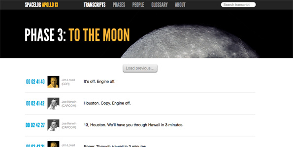 Apollo 13 Spacelogs